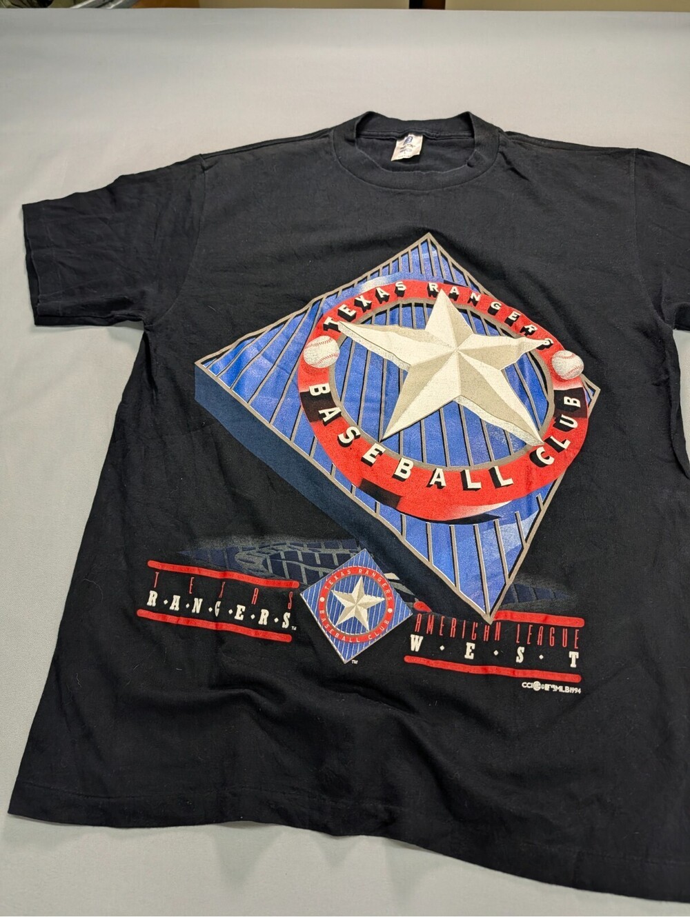 Texas Rangers Belton Vintage 1994 MLB T-Shirt Large